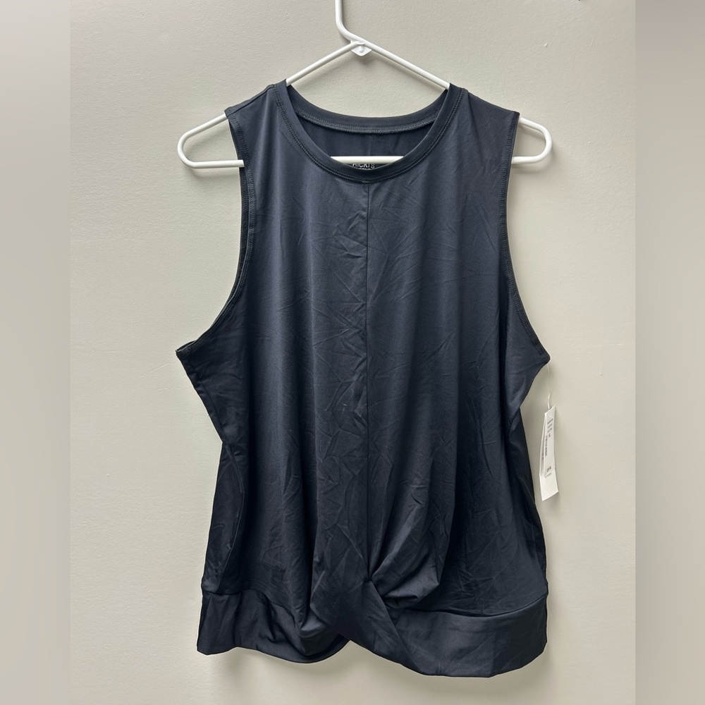Ricki’s Active Black Twist‎ Front Tank Top